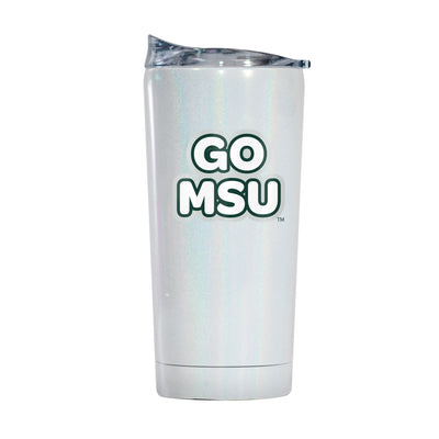 Michigan State 20oz Bubble Iridescent Tumbler - Logo Brands