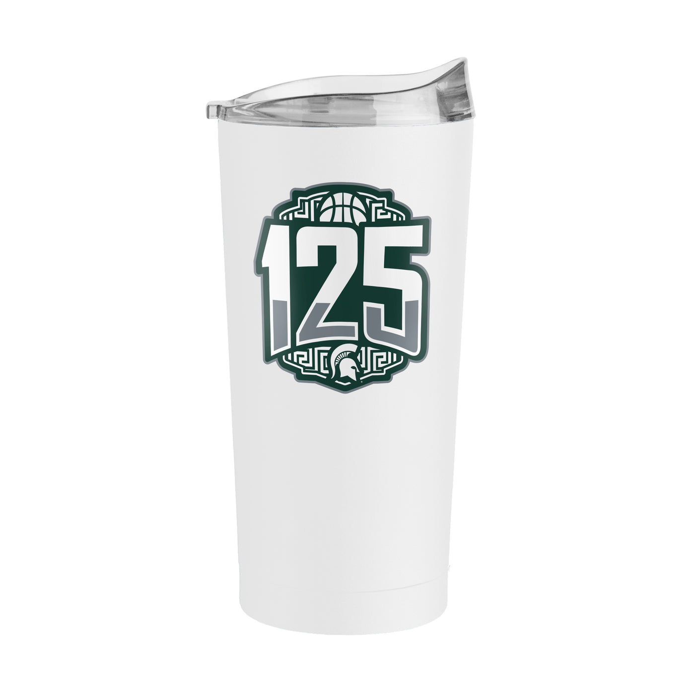 Michigan State Basketball 125th Anniversary 20oz Logo Powder Coat Tumbler