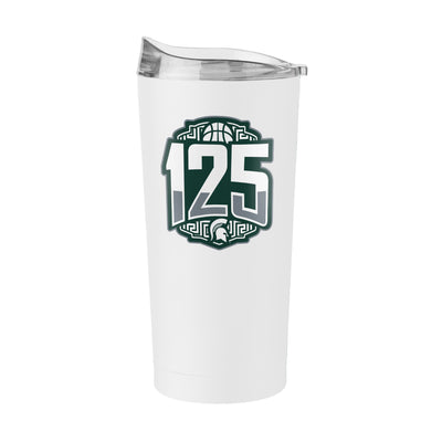 Michigan State Basketball 125th Anniversary 20oz Logo Powder Coat Tumbler