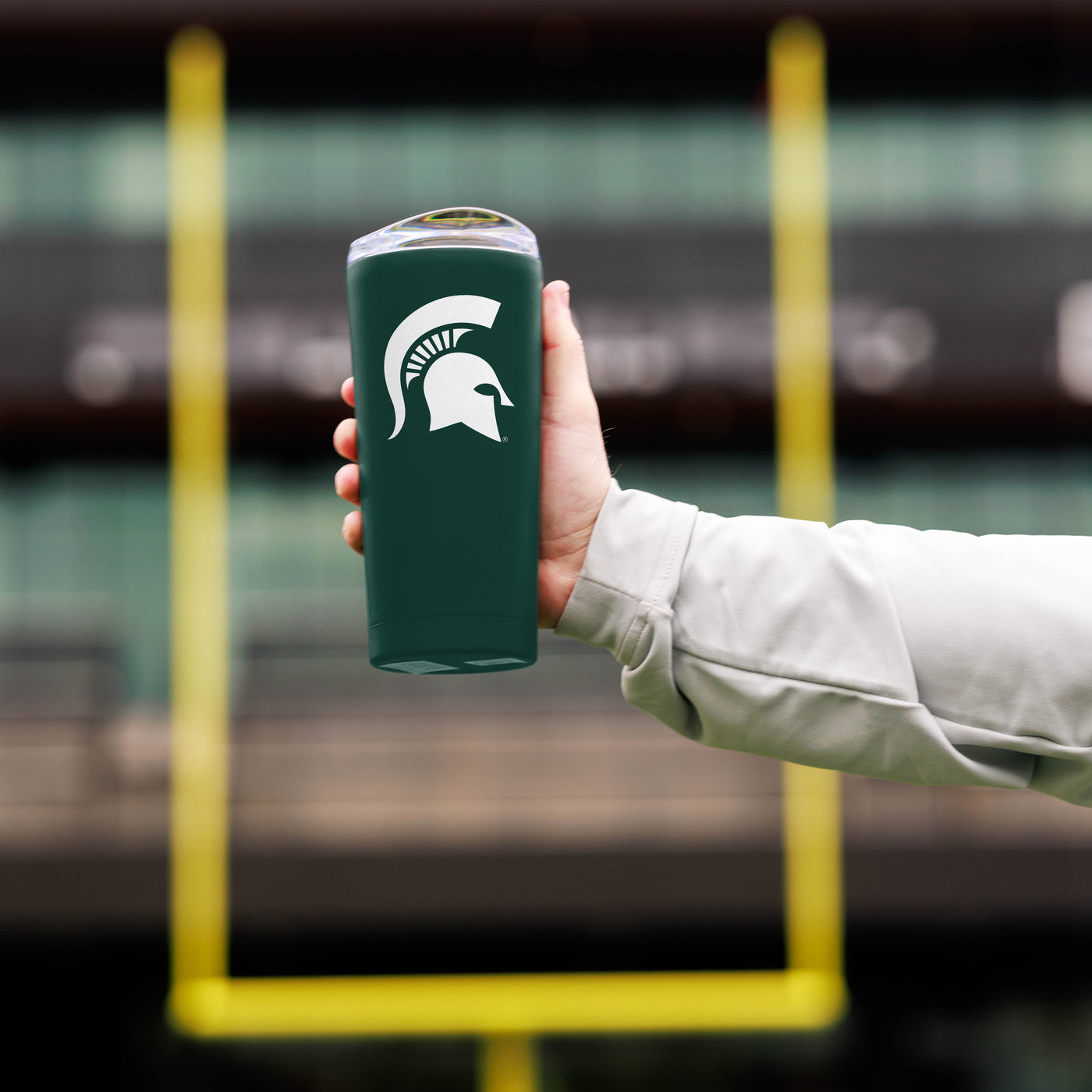Michigan State 20oz Flipside Powder Coat Tumbler - Logo Brands