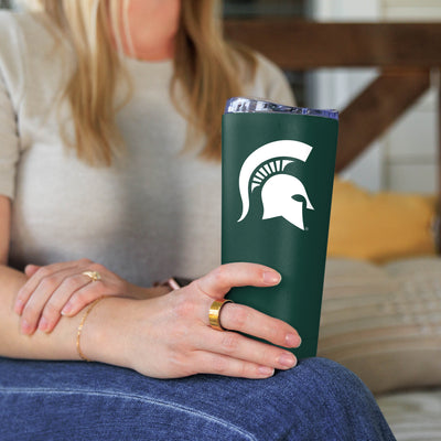 Michigan State 20oz Flipside Powder Coat Tumbler - Logo Brands