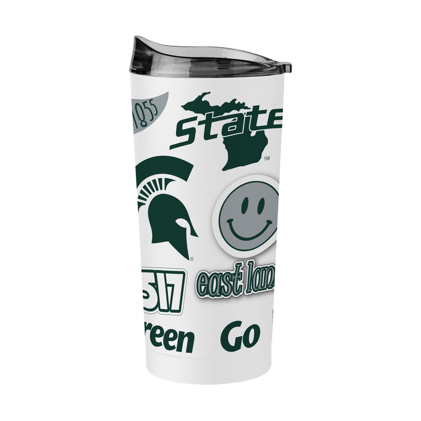 Michigan State 20oz Native Powder Coat Tumbler