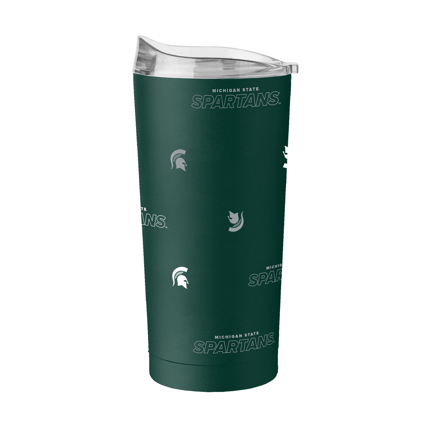 Michigan State 20oz Step And Repeat Powder Coat Tumbler
