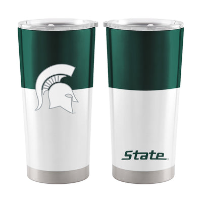 Michigan State Colorblock 20oz Stainless Tumbler - Logo Brands