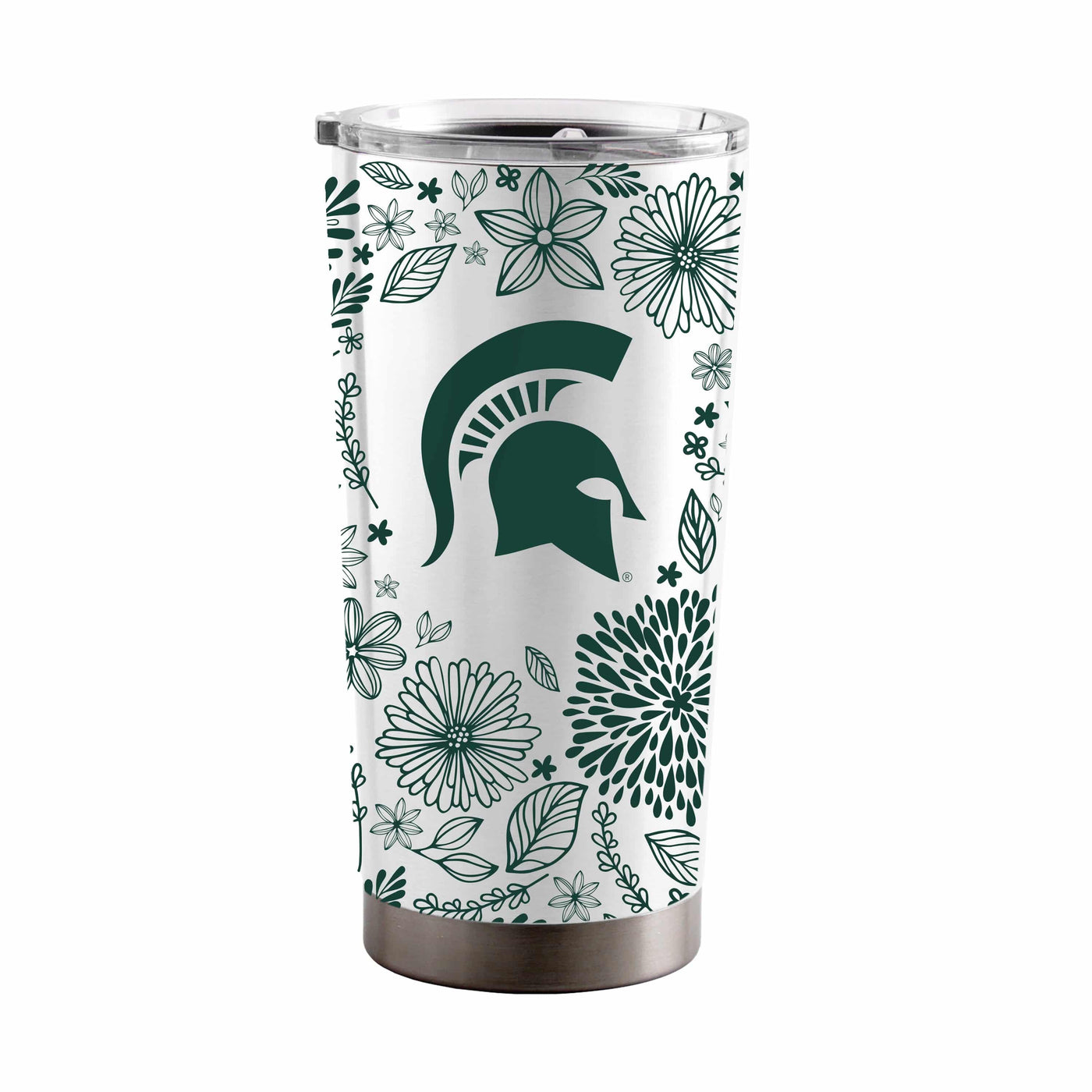 Michigan State 20oz Botanical Stainless Steel Tumbler