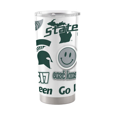 Michigan State 20oz Native Stainless Tumbler - Logo Brands