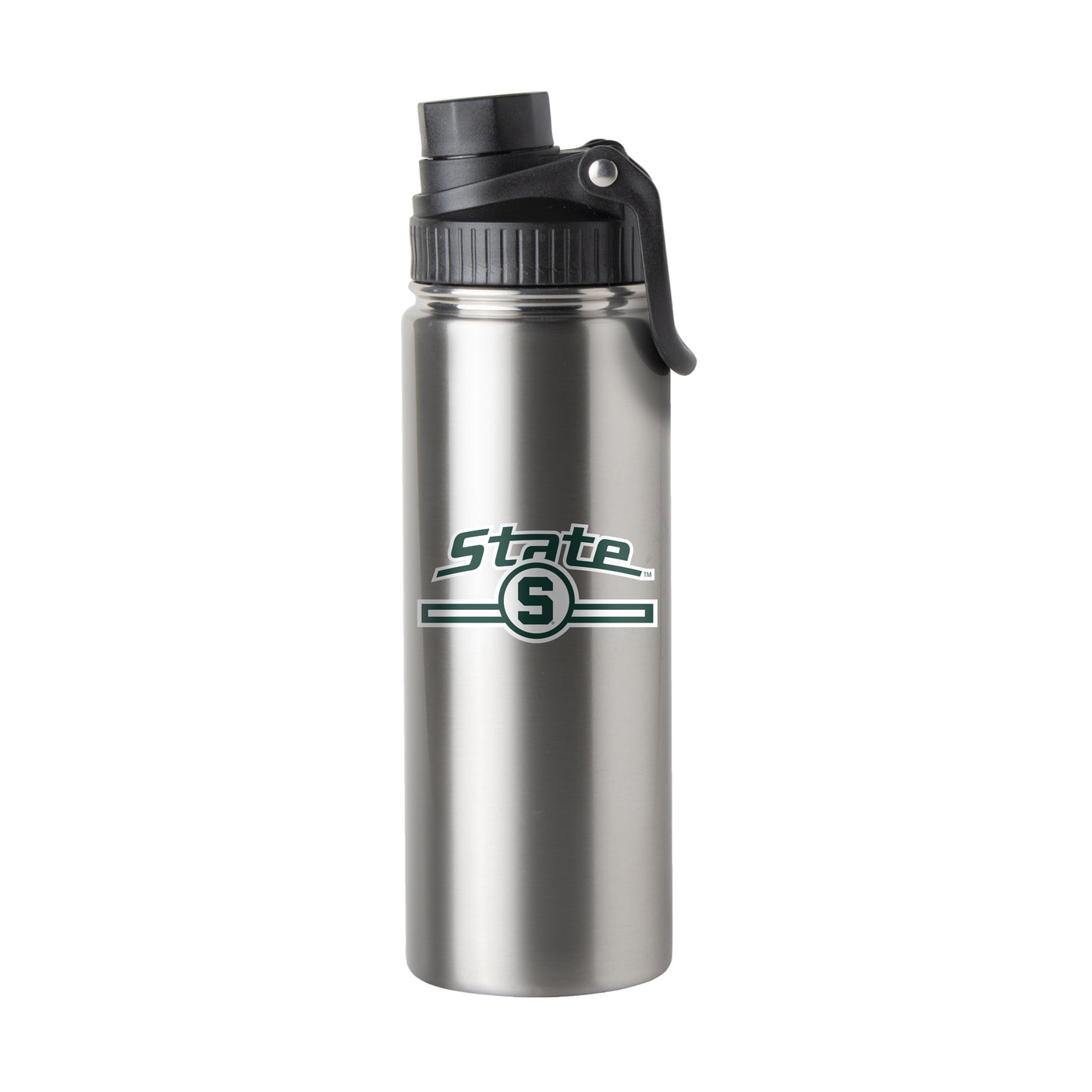 MI State 21oz Campus Colors Letterman Twist Top Bottle