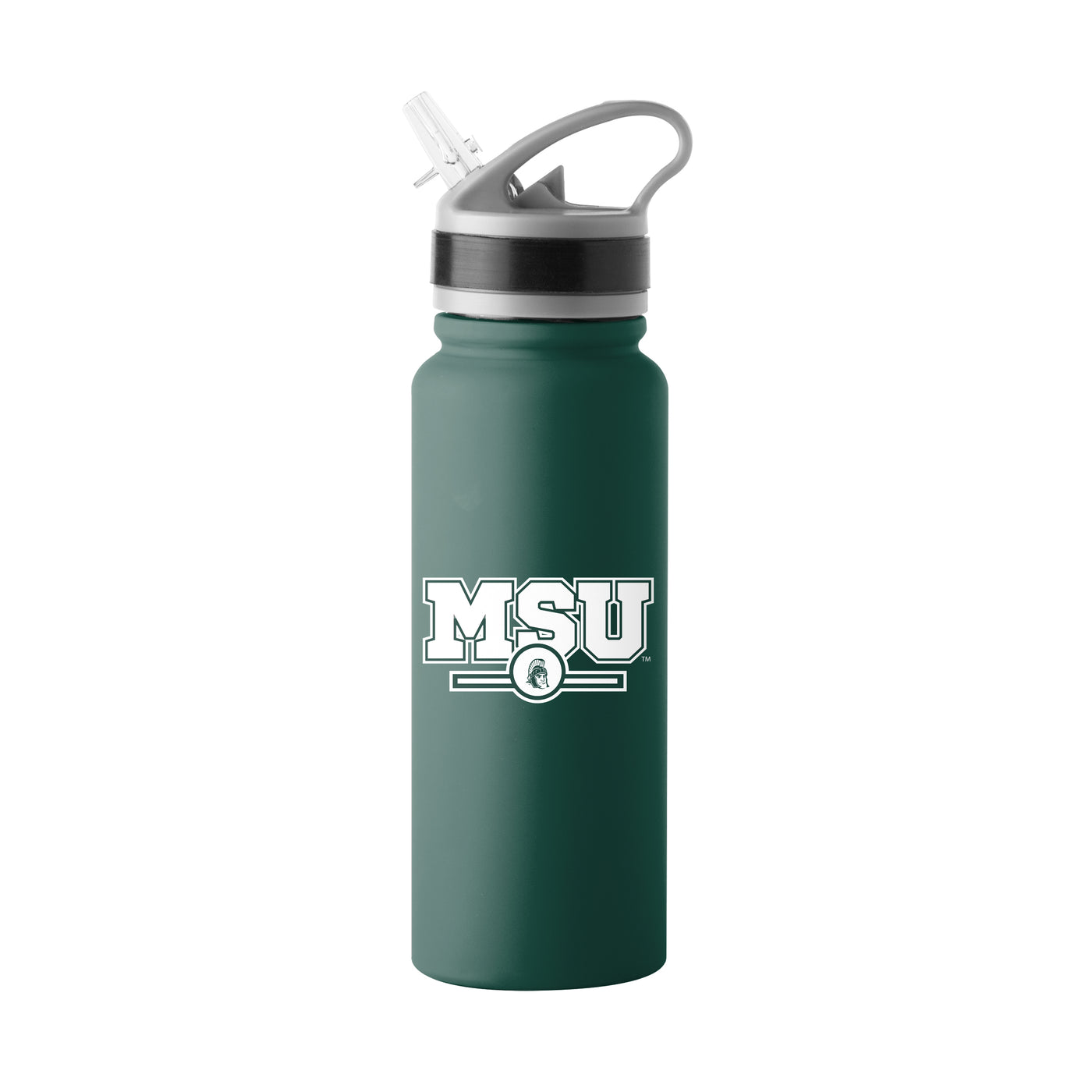 MI State 25oz Campus Color Letterman Stainless Single Wall Flip Top Bottle