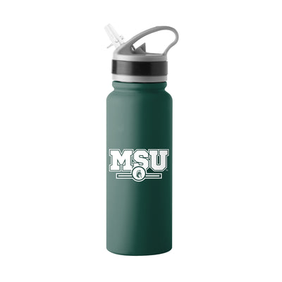 MI State 25oz Campus Color Letterman Stainless Single Wall Flip Top Bottle