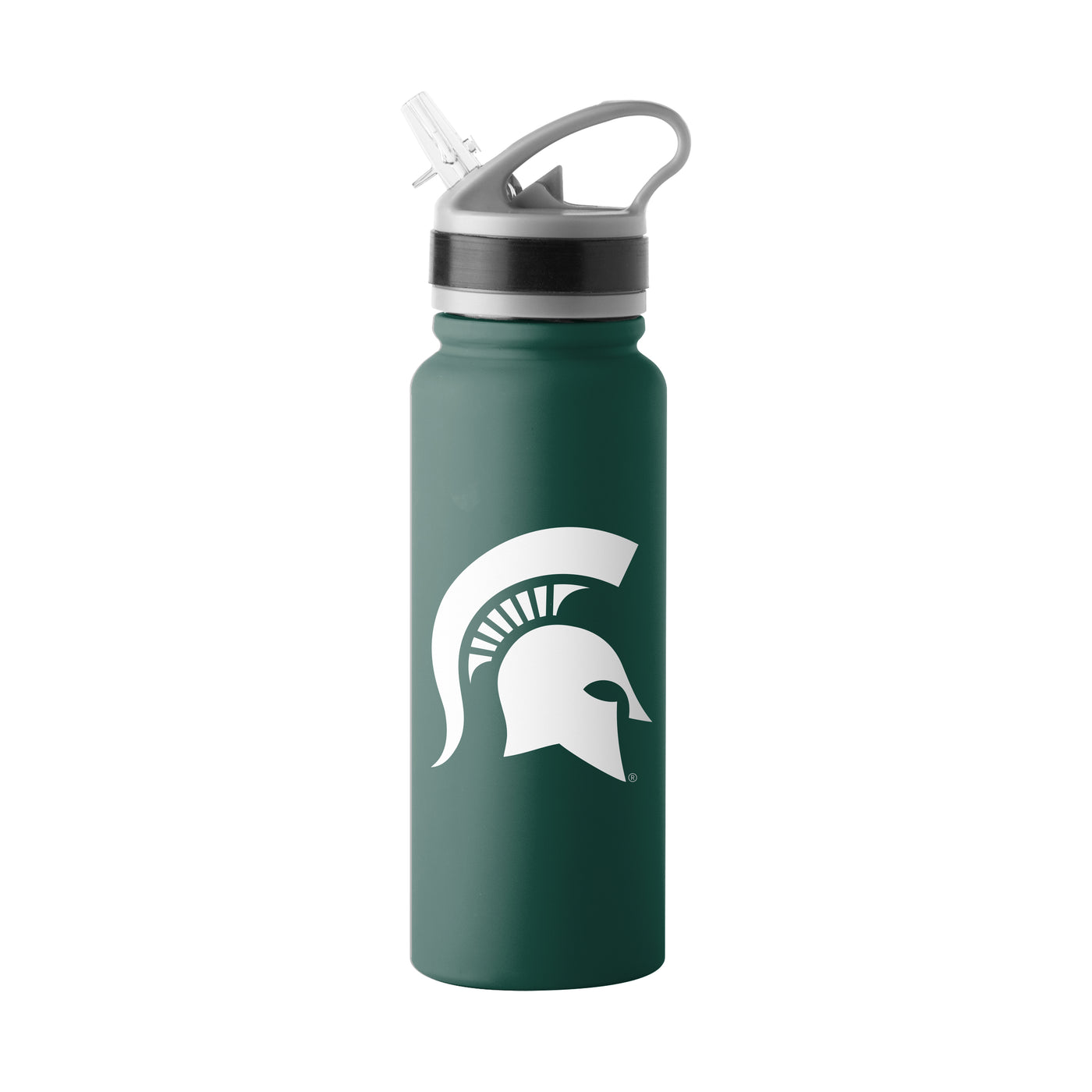 Michigan State Logo 25oz Stainless Single Wall Flip Top Bottle