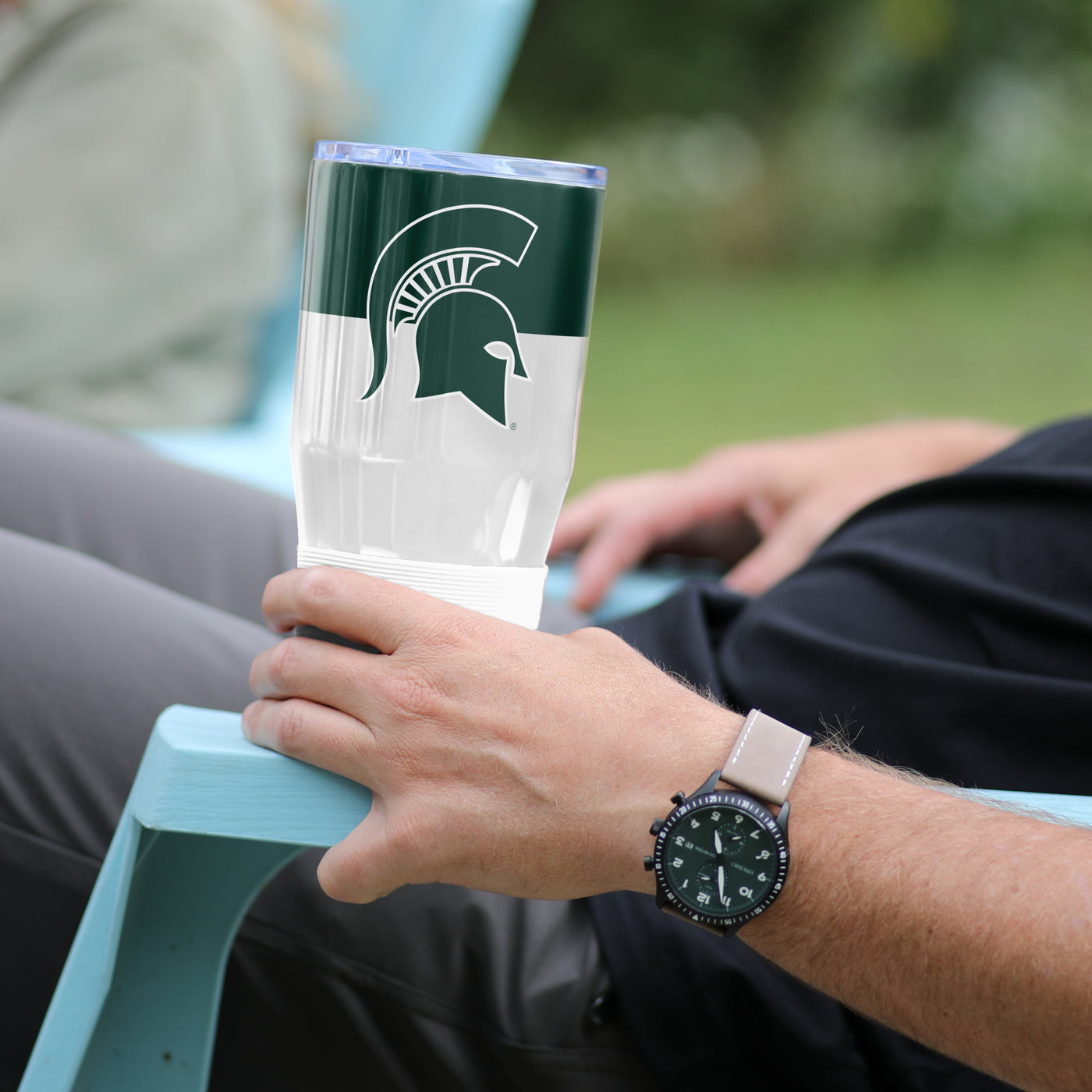 Michigan State 30oz Colorblock Stainless Steel Tumbler