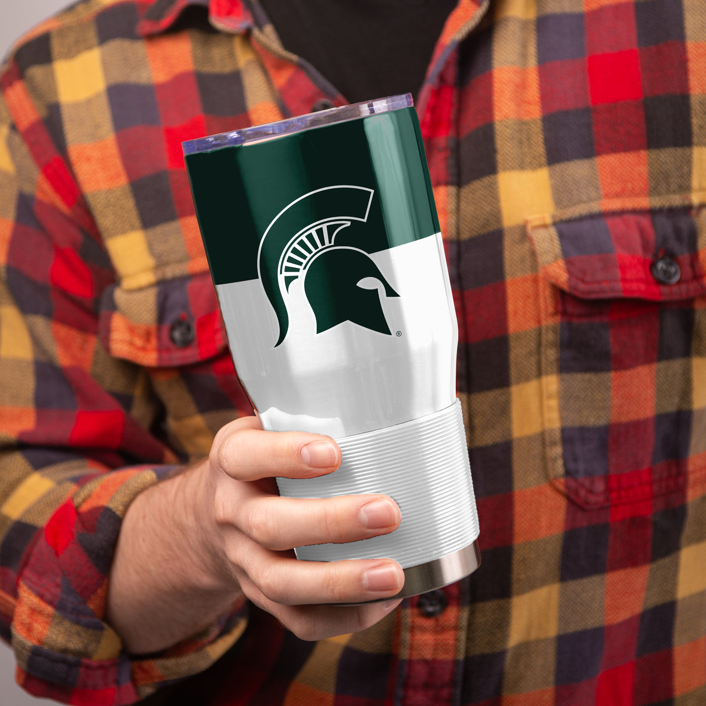 Michigan State 30oz Colorblock Stainless Steel Tumbler