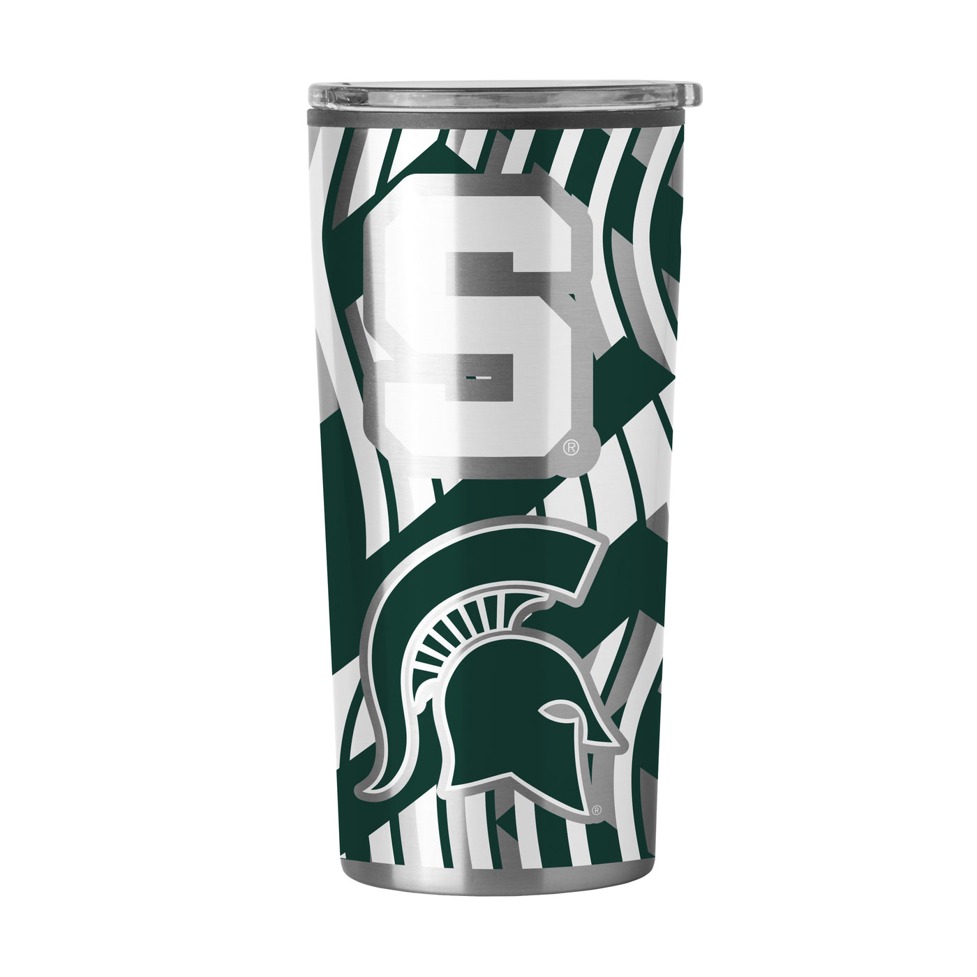MI State 20oz Flex Plastic Wall Stainless Tumbler