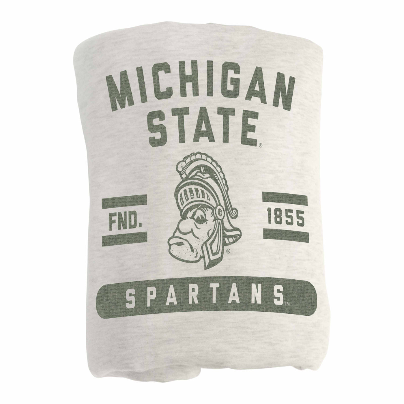 MI State Vault Sublimated Sweatshirt Blanket