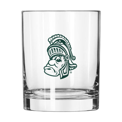 MI State Vault 14oz Gameday Rocks Glass