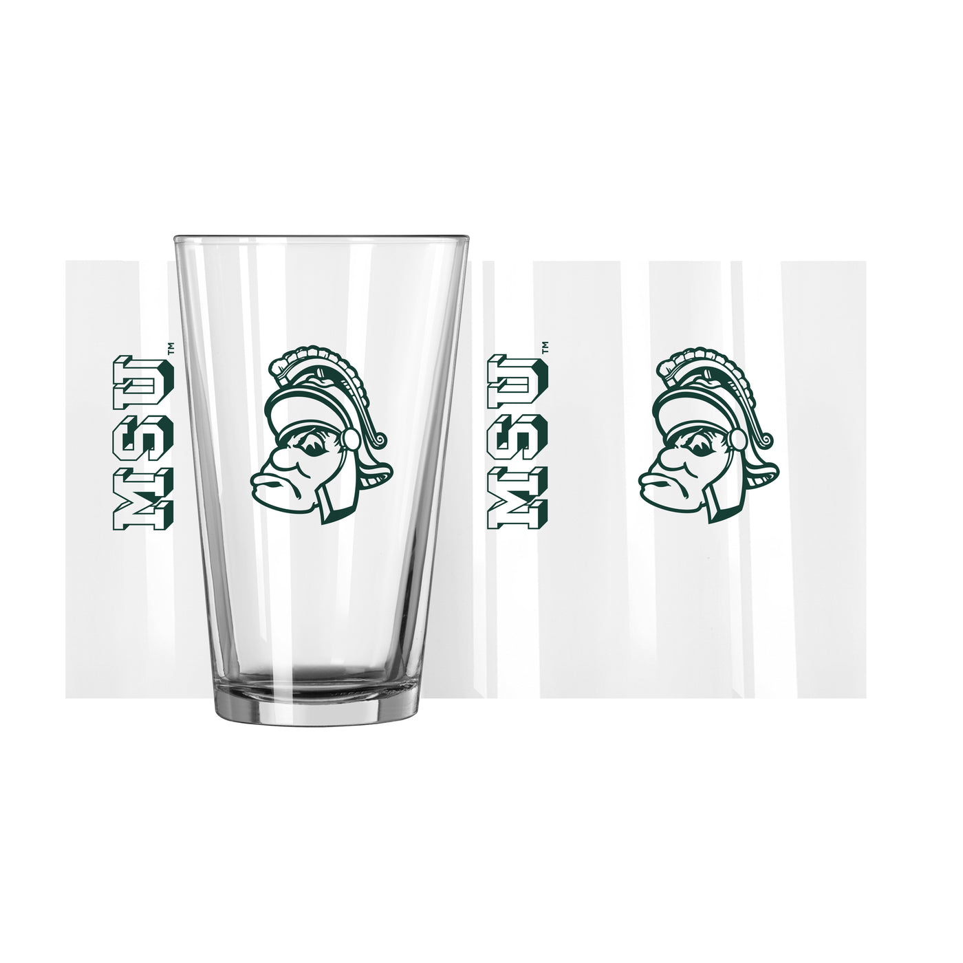 MI State Vault 16oz Gameday Pint Glass