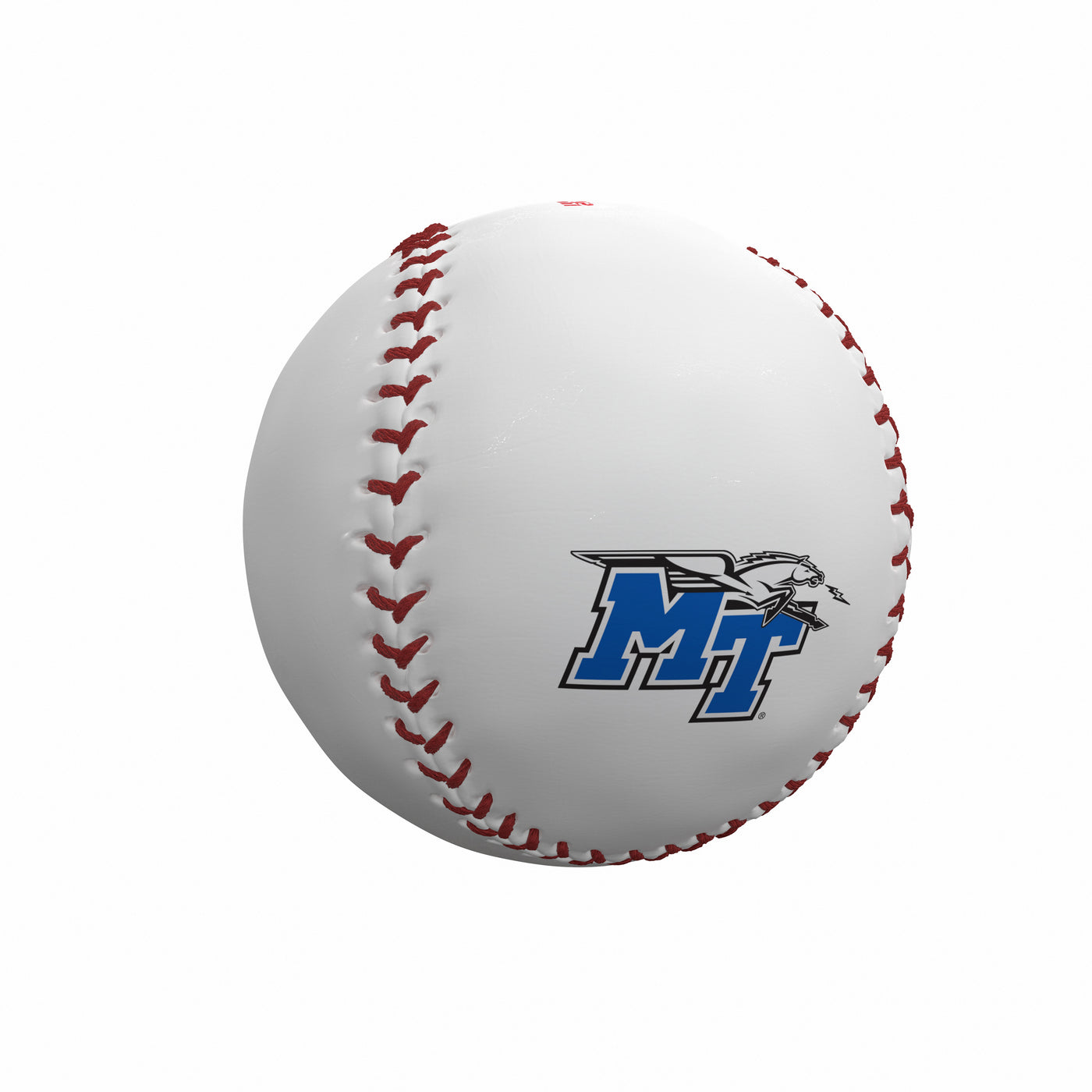 Middle Tennessee State University White Baseball f/ Baseball Logo