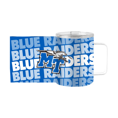 MTSU 15oz Blue Raiders Wrap Sublimated Mug