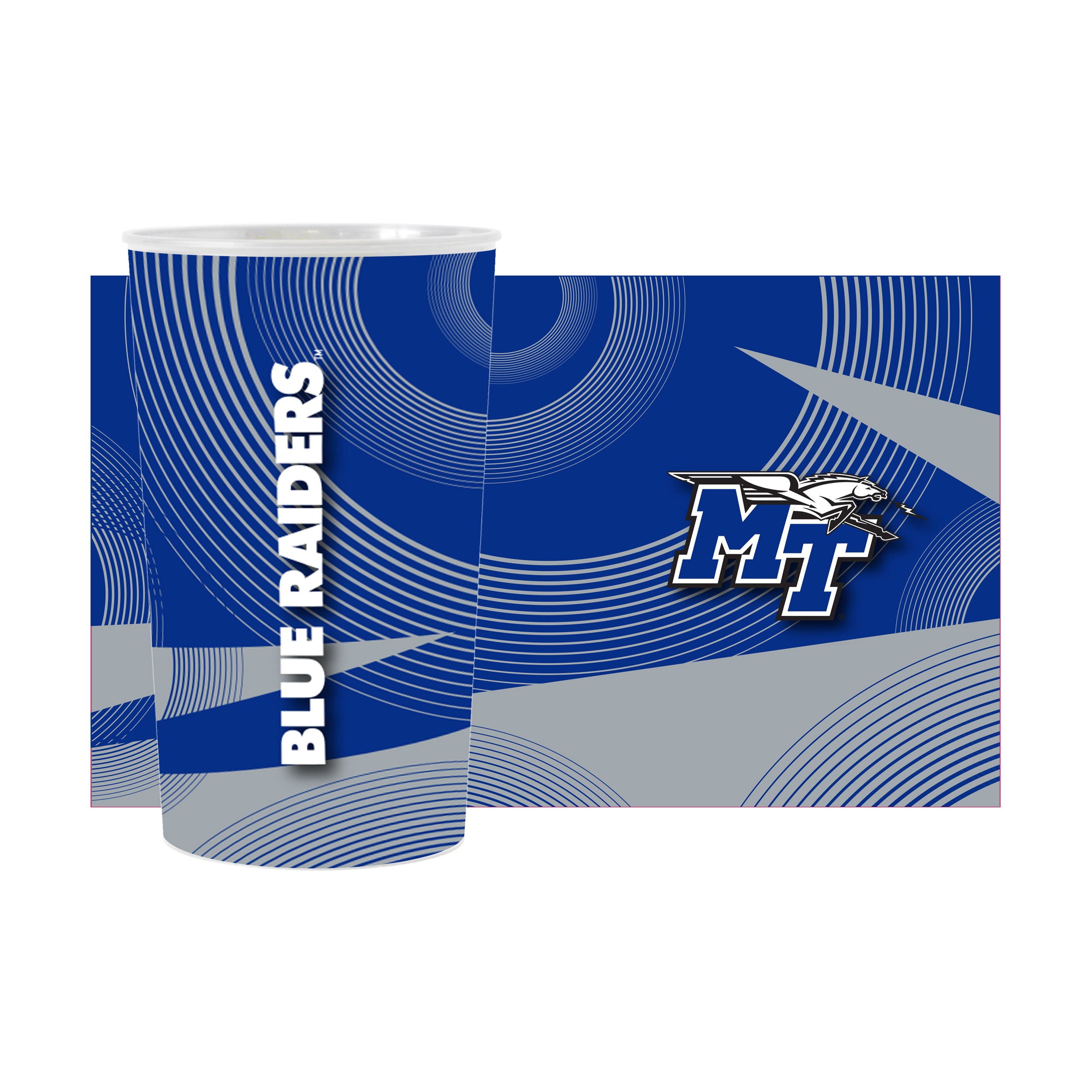 Mtsu Pattern MTSU Geo Pattern 4-Pack Hardwall Cup