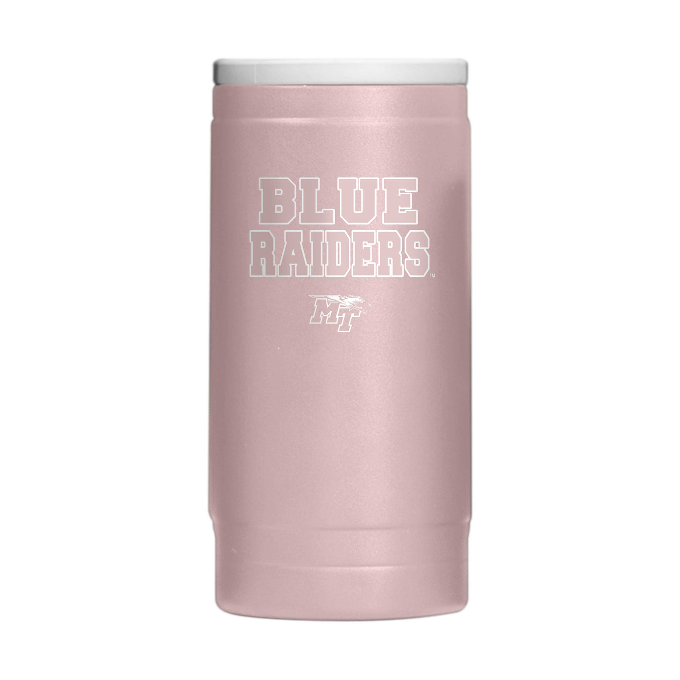 MTSU 12oz Stencil Powdercoat SlimCan Coolie