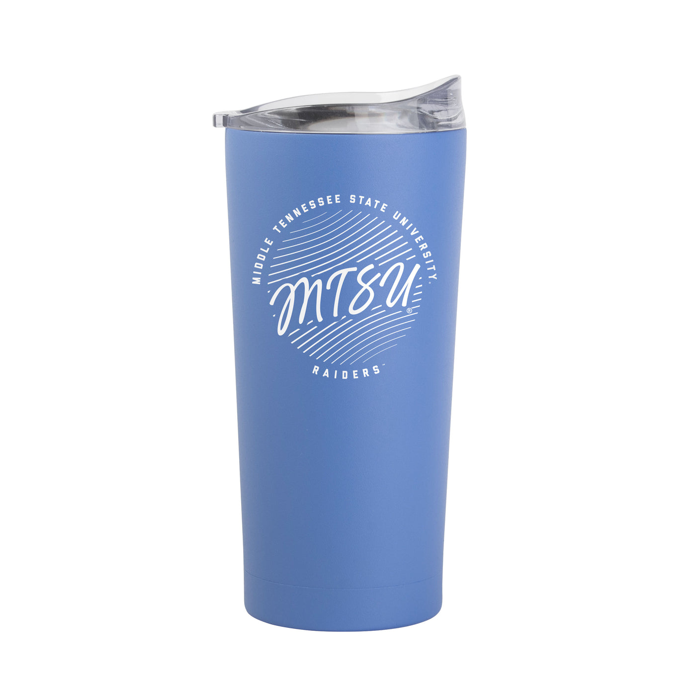 MTSU 20oz Retro Script Arctic Powder Coat Tumbler