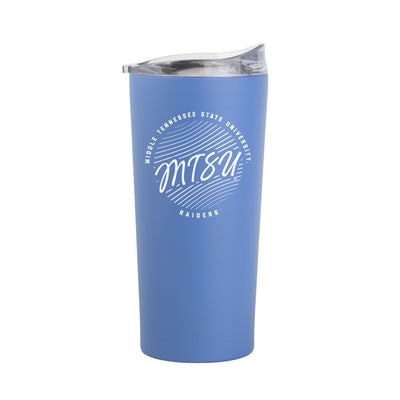 MTSU 20oz Retro Script Arctic Powder Coat Tumbler