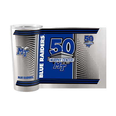 MTSU Murphy Center 50th 20oz Hero Stainless Tumbler