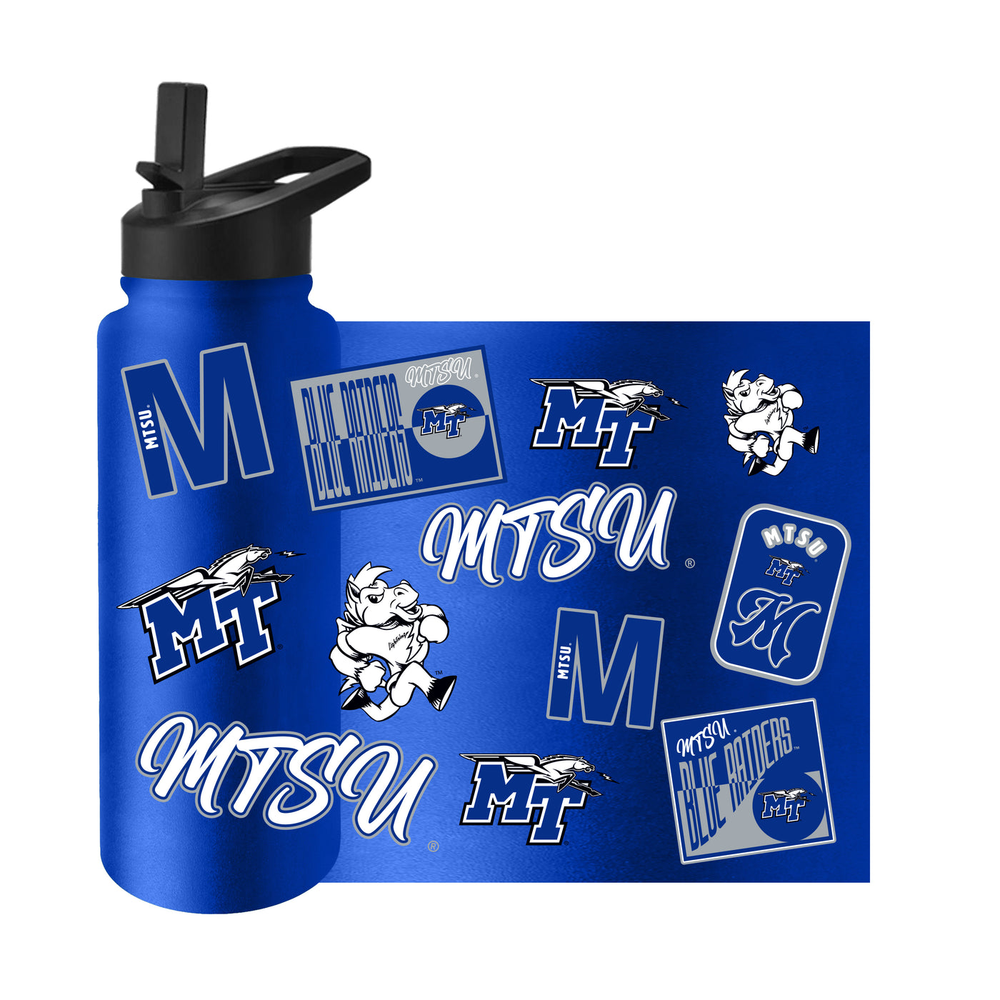 MTSU 34oz Dreamweave Quencher Bottle