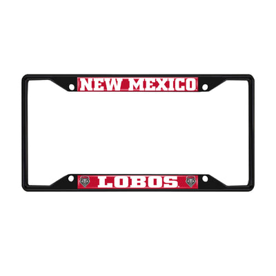 University of New Mexico Black License Plate Frame