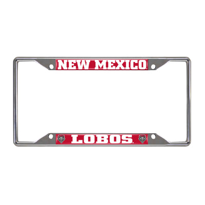University of New Mexico Chrome License Plate Frame