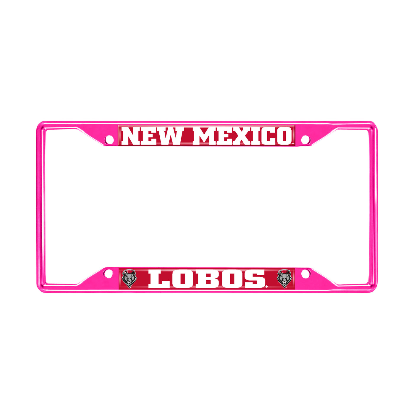 University of New Mexico Pink License Plate Frame
