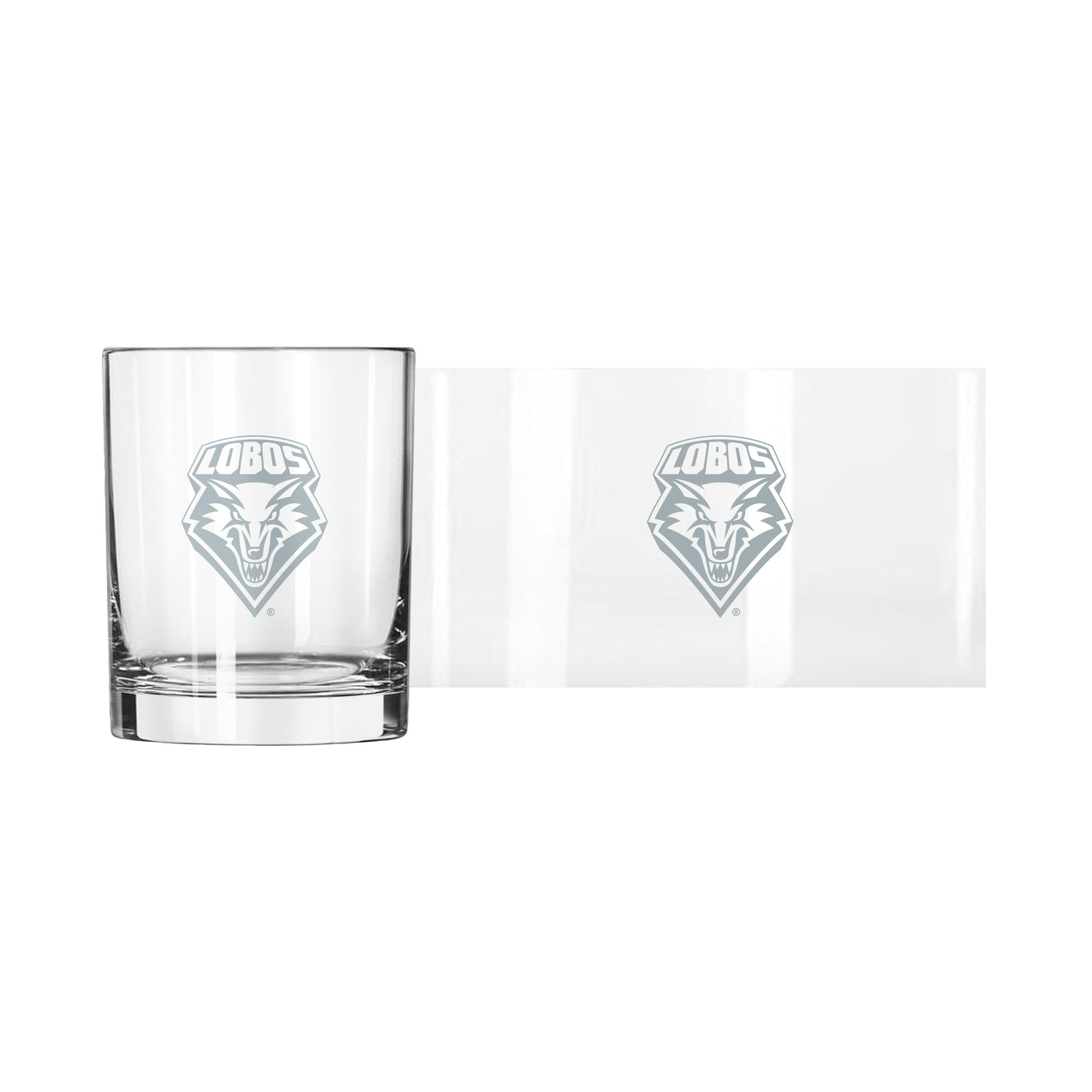 New Mexico 14oz Frost Rocks Glass