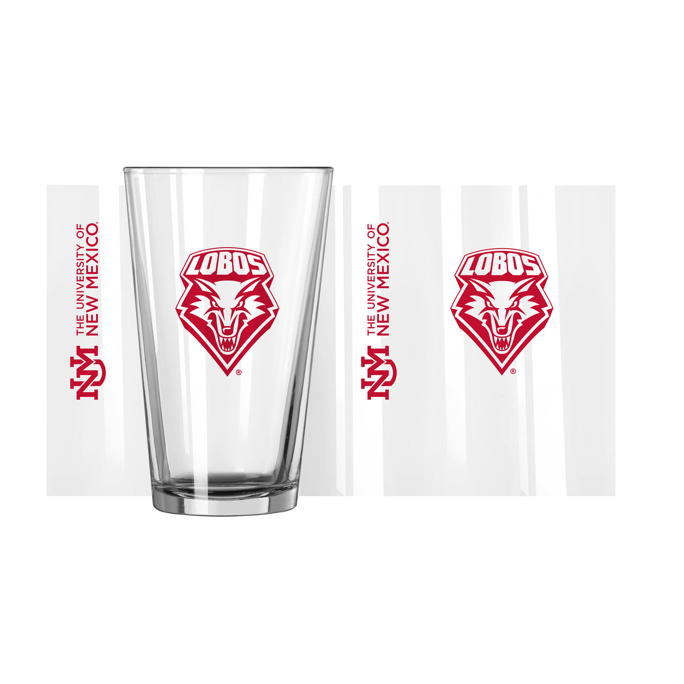 New Mexico 16oz Gameday Pint Glass - Logo Brands