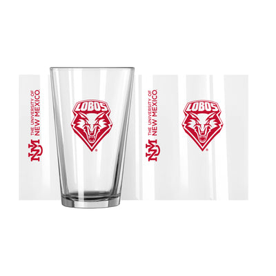 New Mexico 16oz Gameday Pint Glass - Logo Brands