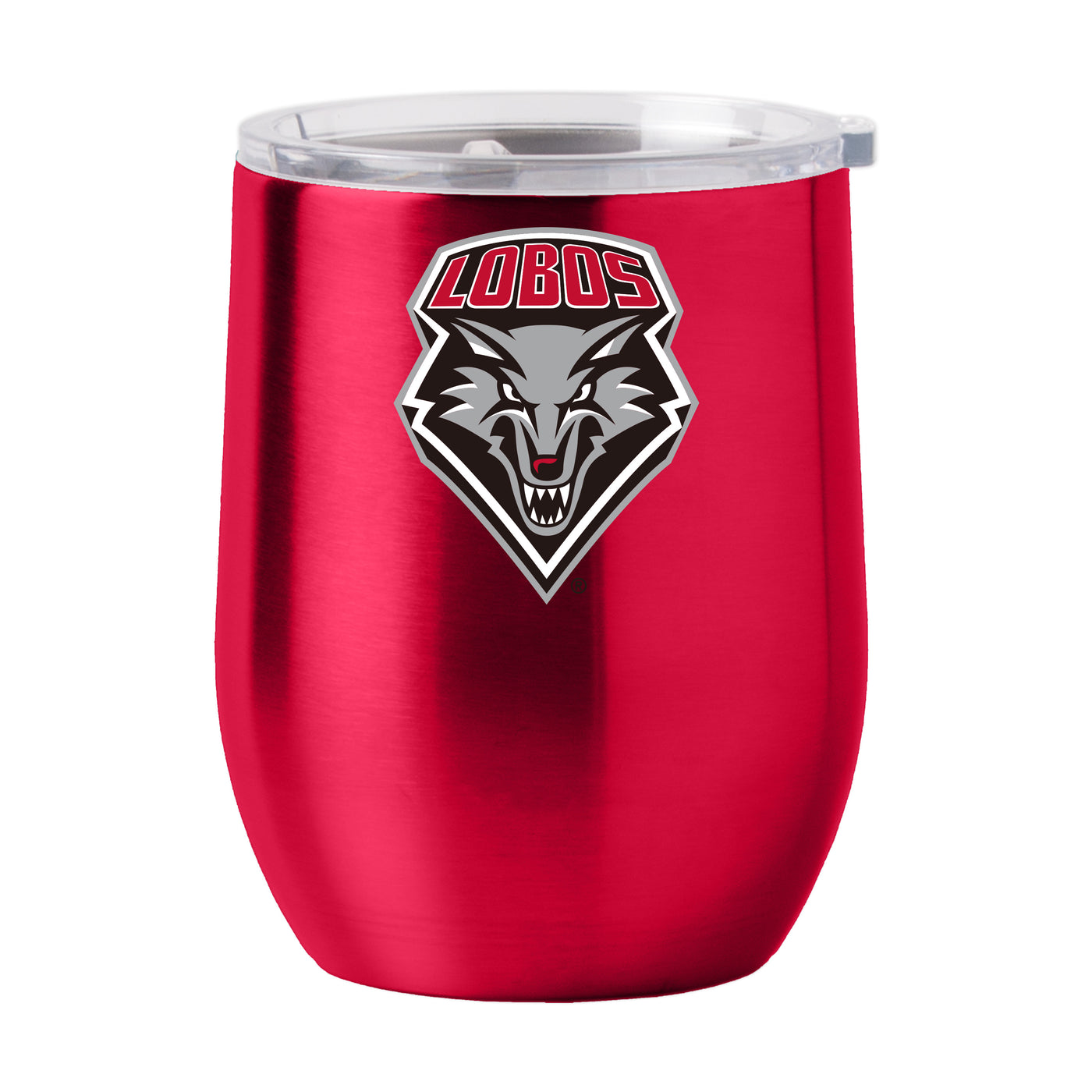 New Mexico 16oz Gameday Stainless Curved Beverage