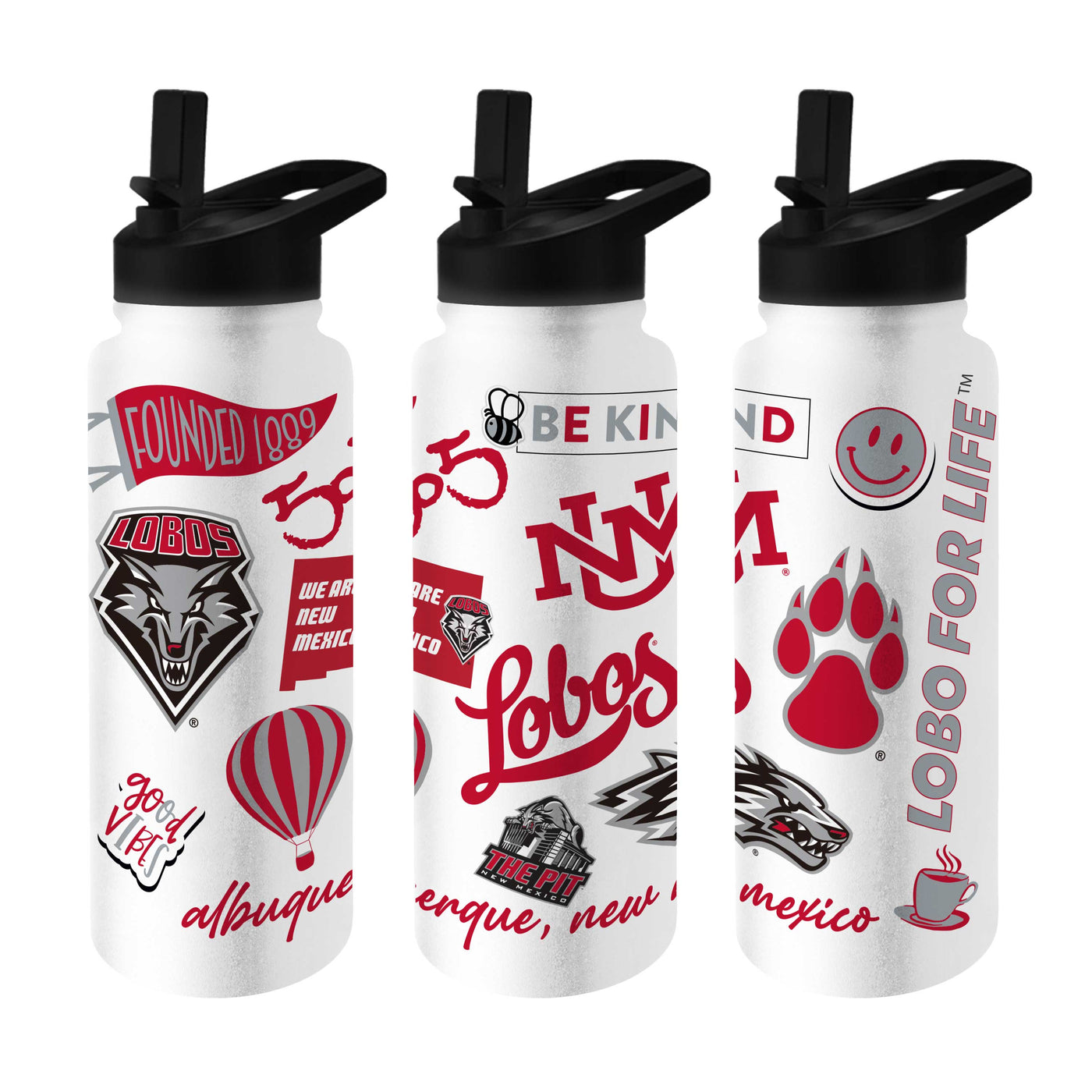 New Mexico 34oz Native Quencher Bottle - Logo Brands