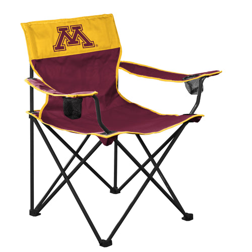 Large Minnesota Big Boy Chair by Logo Brands, comfortable furniture with detailed design, ideal for sports fans' room decor.