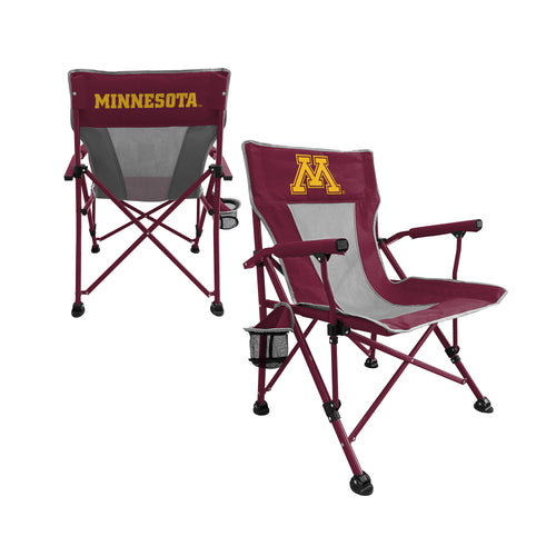 Minnesota Hard Arm Chair by Logo Brands, sturdy furniture with padded armrests and a comfortable seating surface.
