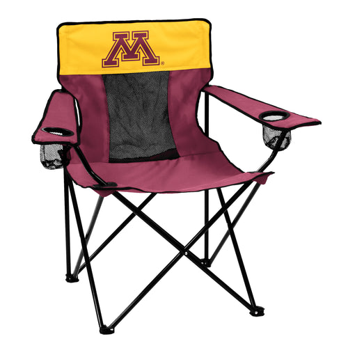 Minnesota Elite Chair by Logo Brands, a comfortable sports-themed furniture piece with team logo and vibrant colors.