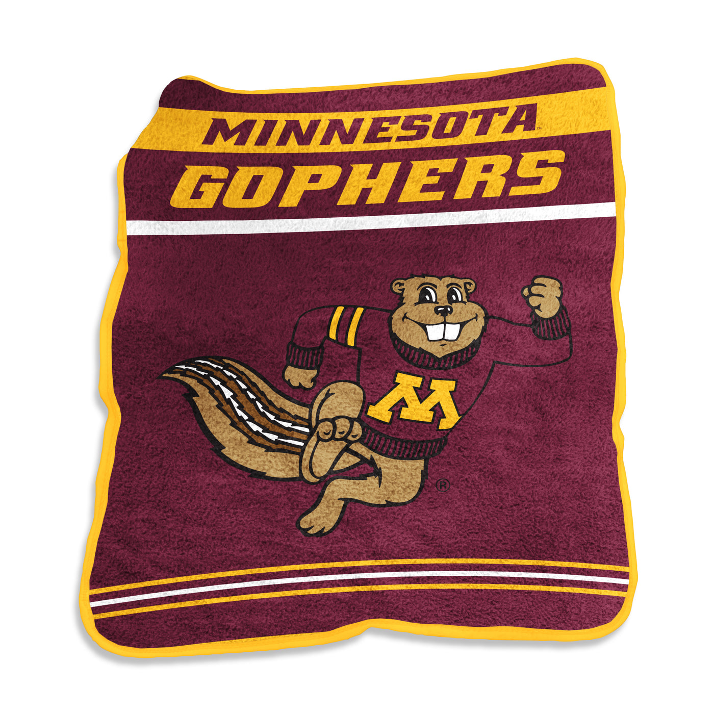 Minnesota Gameday Raschel Throw