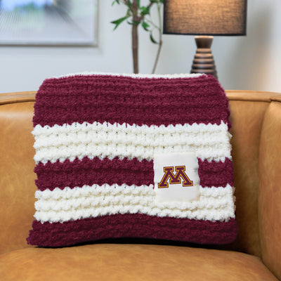 Minnesota Cable Knit Throw 50x60