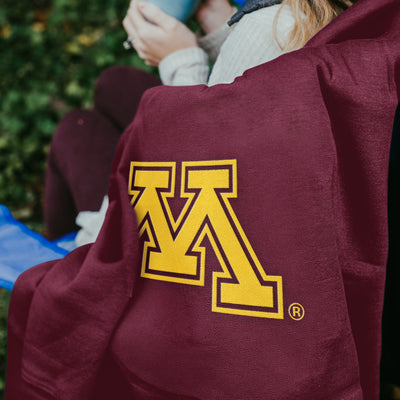 Minnesota Sweatshirt Blanket - Logo Brands