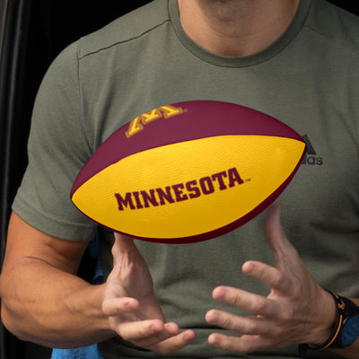 Minnesota Pinwheel Junior Size Rubber Football