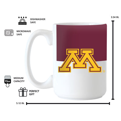 Minnesota Colorblock 15 Oz Sublimated Mug