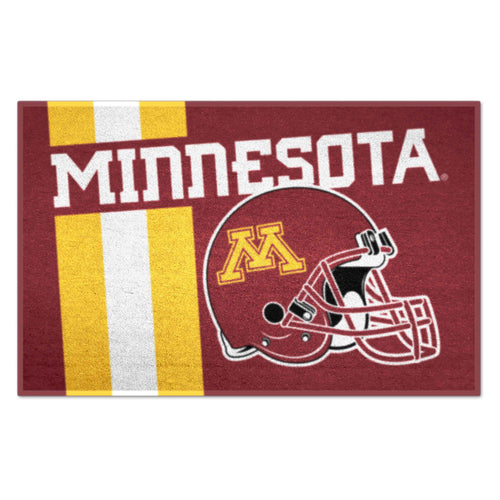 University of Minnesota starter mat by Logo Brands featuring the university's logo and colors, ideal for game day or fan display.