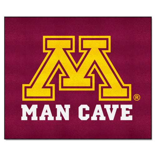 University of Minnesota Man Cave Tailgater mat by Logo Brands, featuring Minnesota Gophers logo and team-themed design.