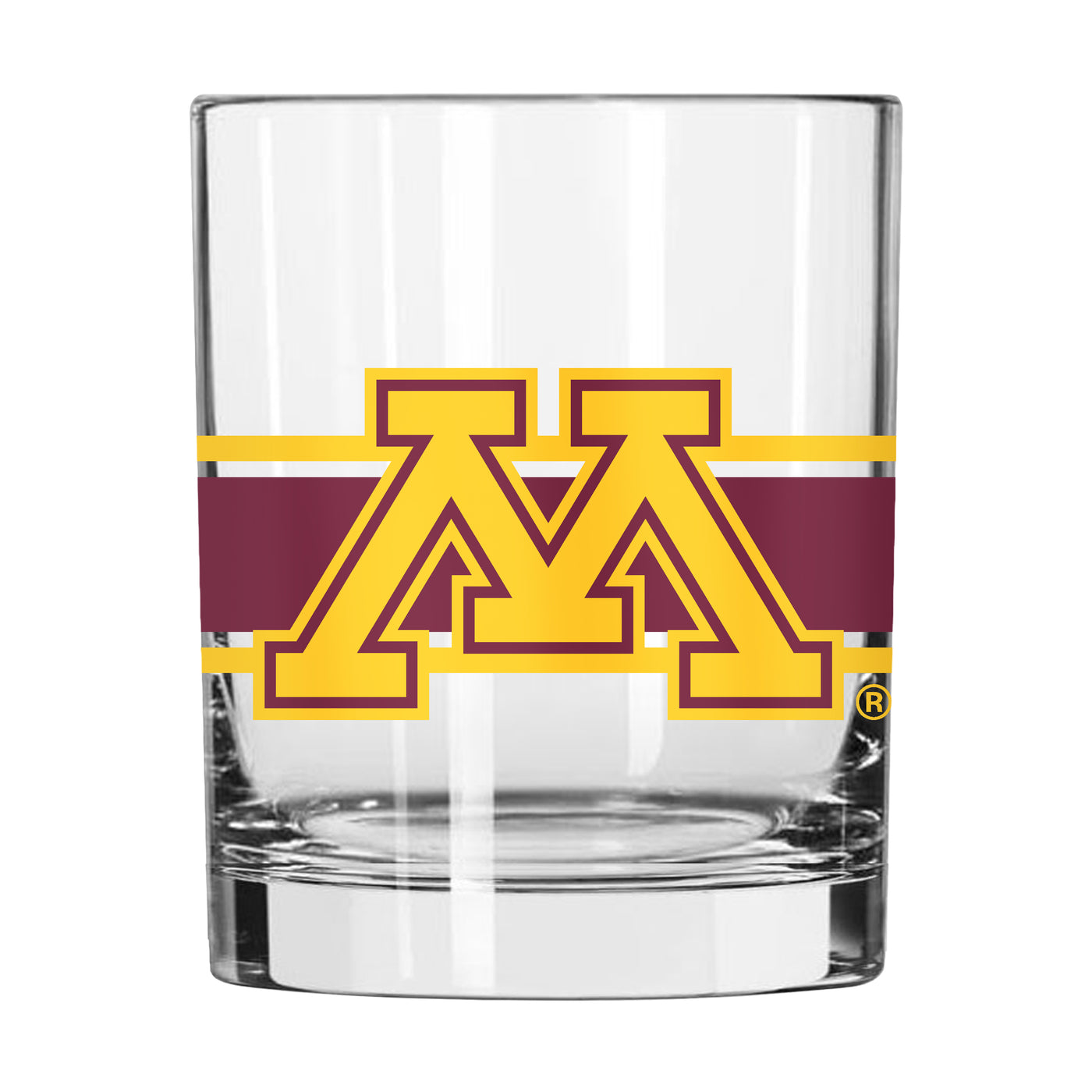 Minnesota 14oz Stripe Rocks Glass