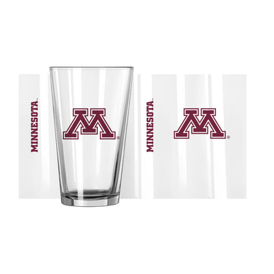 Minnesota 16oz Gameday Pint Glass - Logo Brands