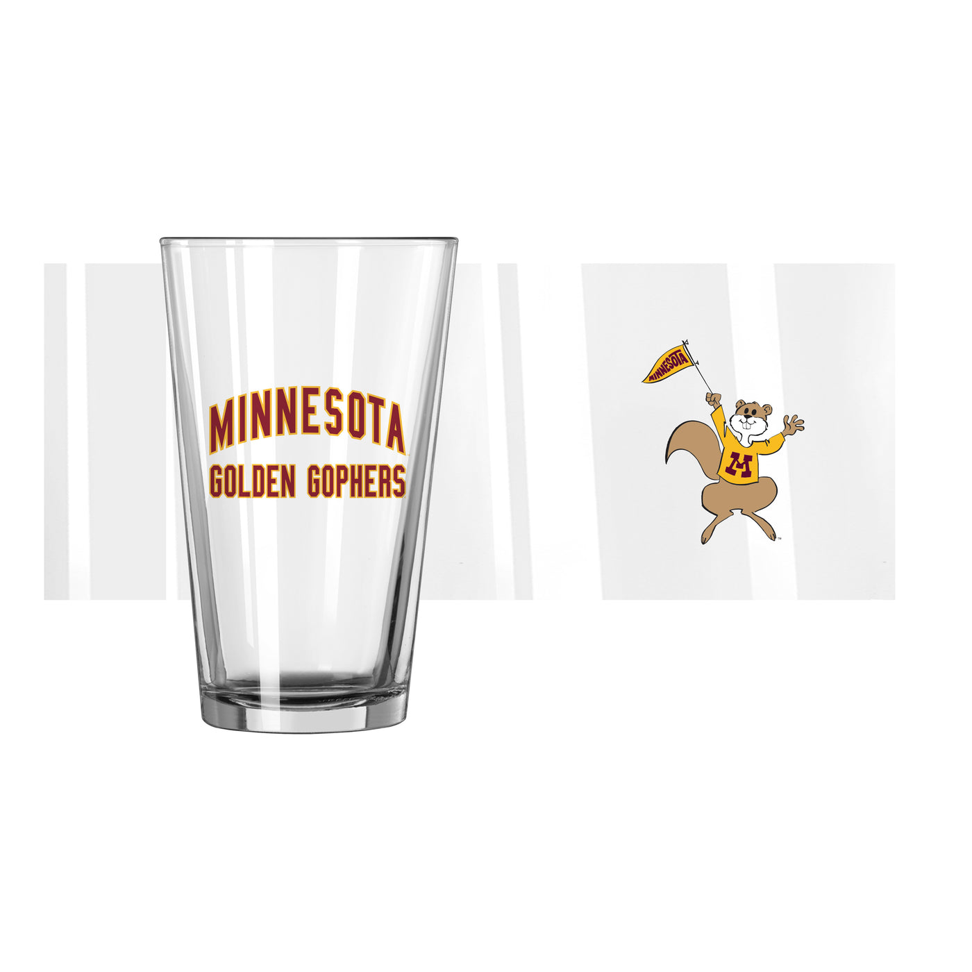 Minnesota 16oz Retro Pint Glass