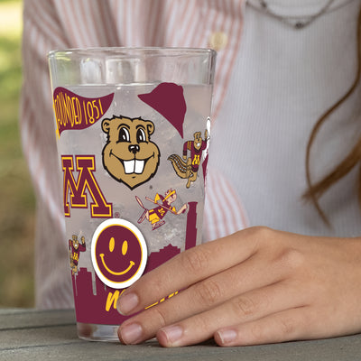 Minnesota 16oz Native Pint Glass